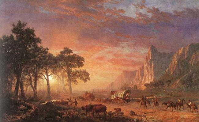 Albert Bierstadt Oregon Trail,